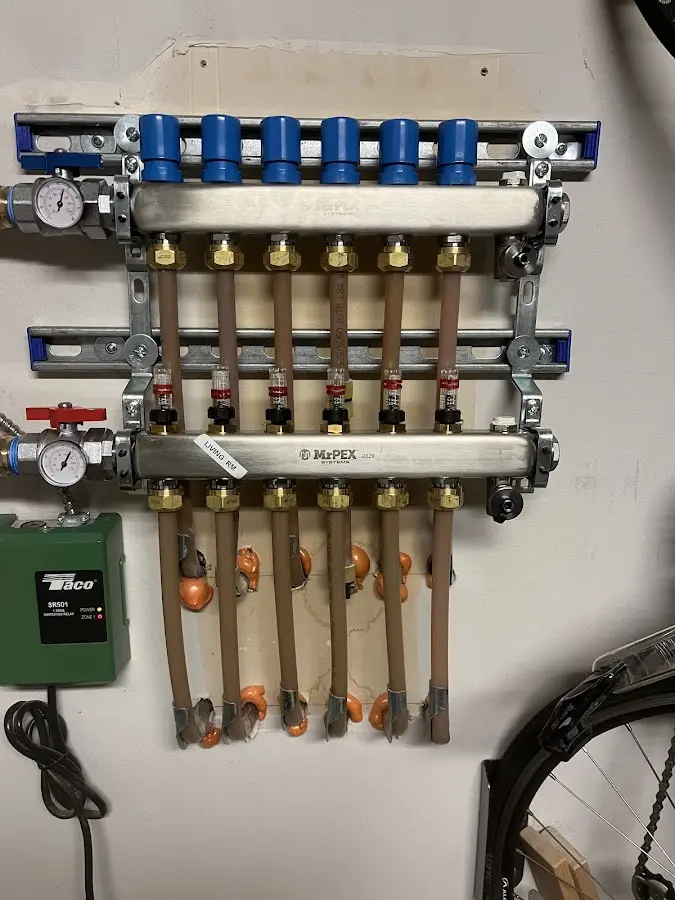 Plumber performing Gas Line Installation at a residential property in Strawberry